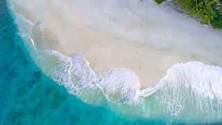 Plage de rocroy en Guadeloupe : eau turquoise et sable fin